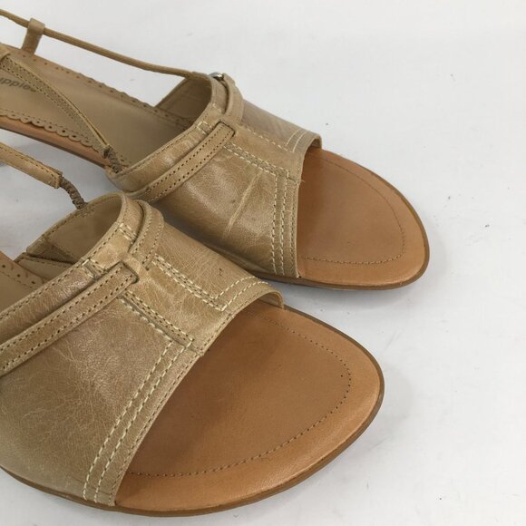 Hush Puppies Chamomile Tan Heel Sandals Size 8.5M - Picture 4 of 14